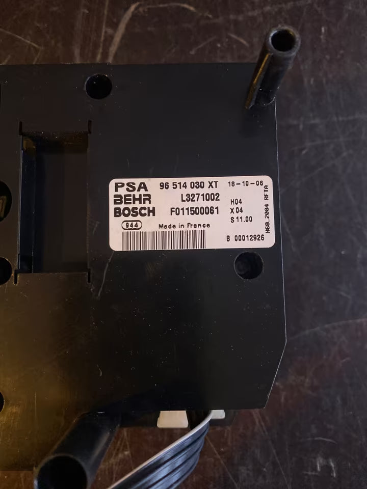 96514030XT Citroen Xsara Picasso klimabedienteil