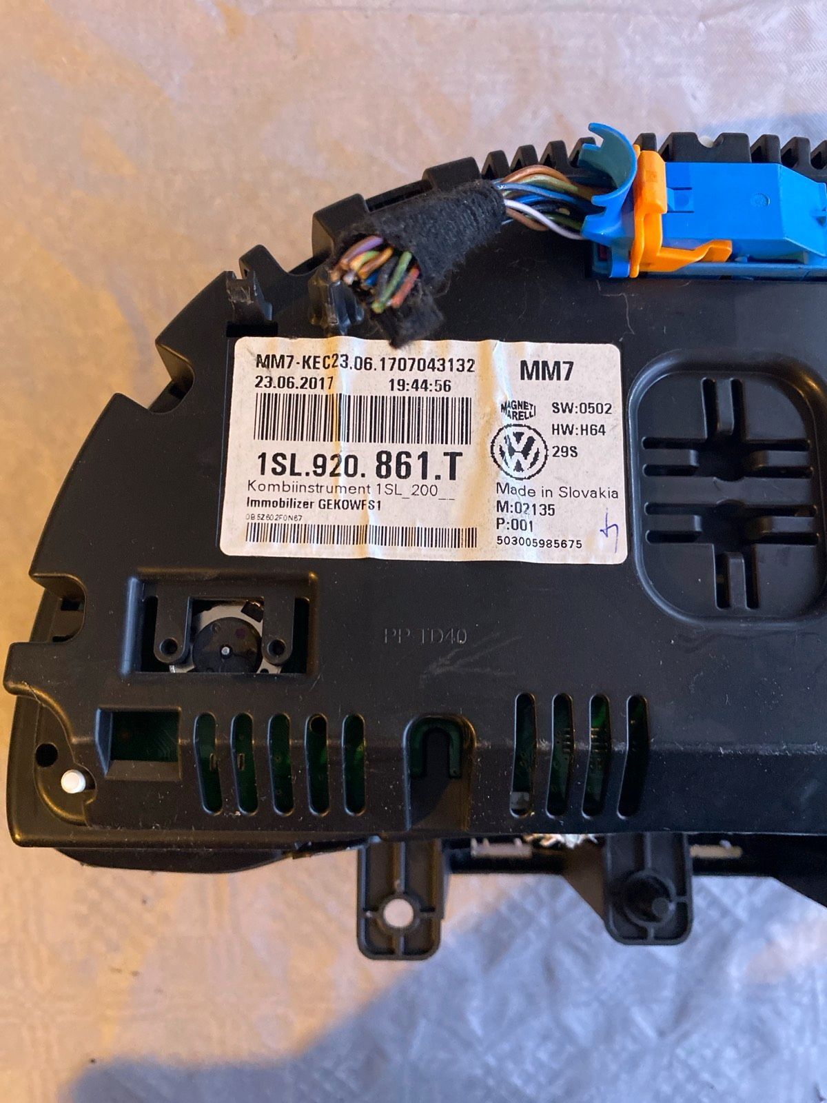 Seat Mii /VW up Tachometer 1SL920861T
