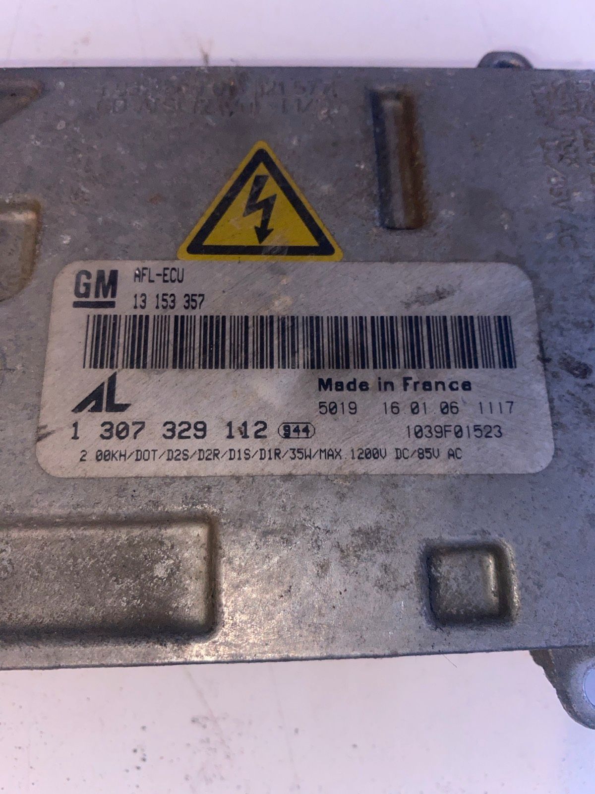 Opel Zafira B Xénon Scheinwerfer Steuergerät 1307329112