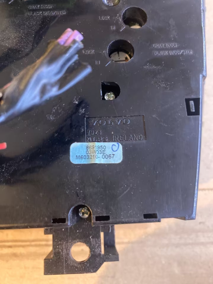Volvo S60 Heizungsbedienung Klimabedienung 8691950