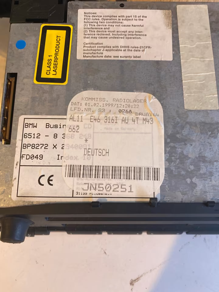 BMW 3er E46 /BMW Buisness CD ,Radio 65128368248