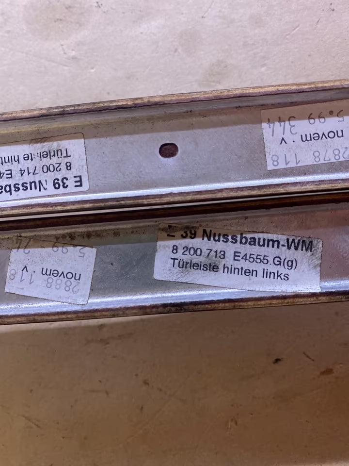BMW E39 Türleisten hinten links und rechts 8200714 Nussbaum