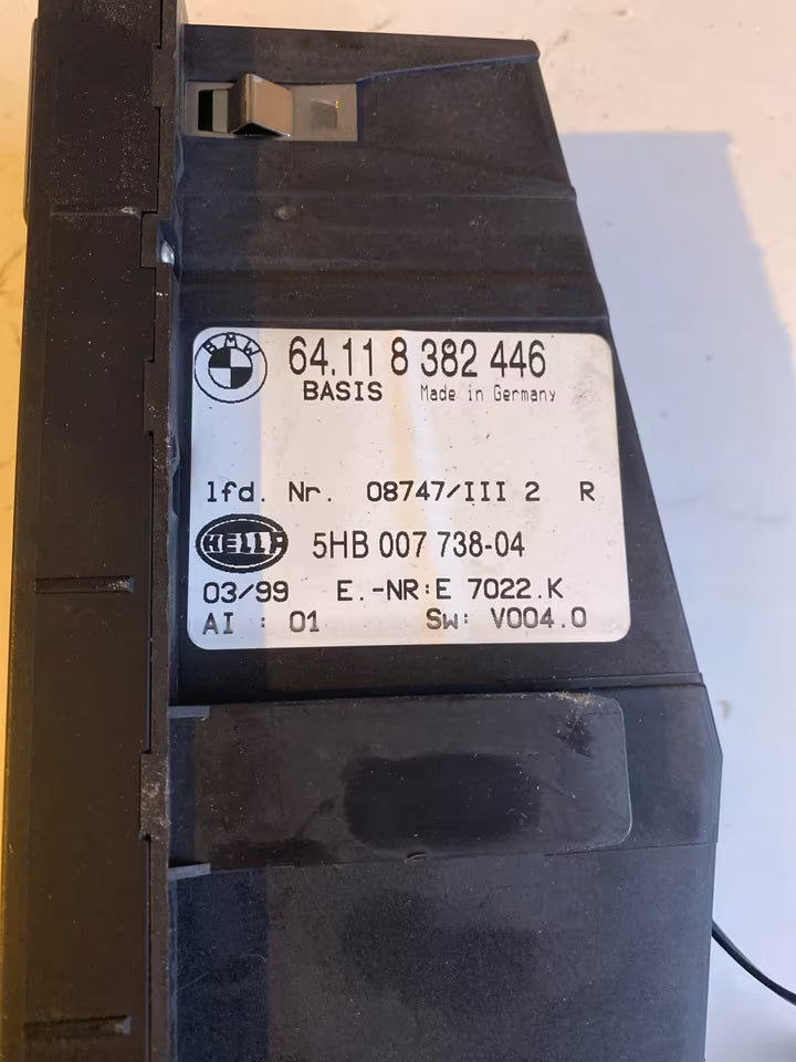 BMW 3-er E46 HELLA Klimabedienteil 64.118382446