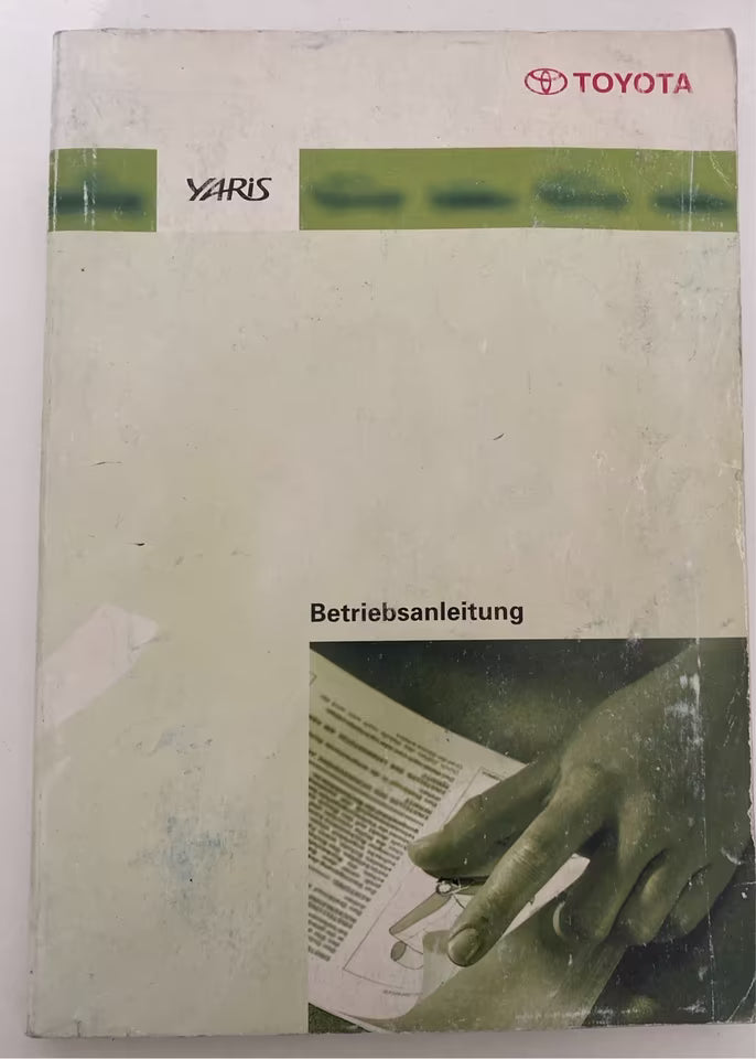 Betriebsanleitung Toyota Yaris 2000