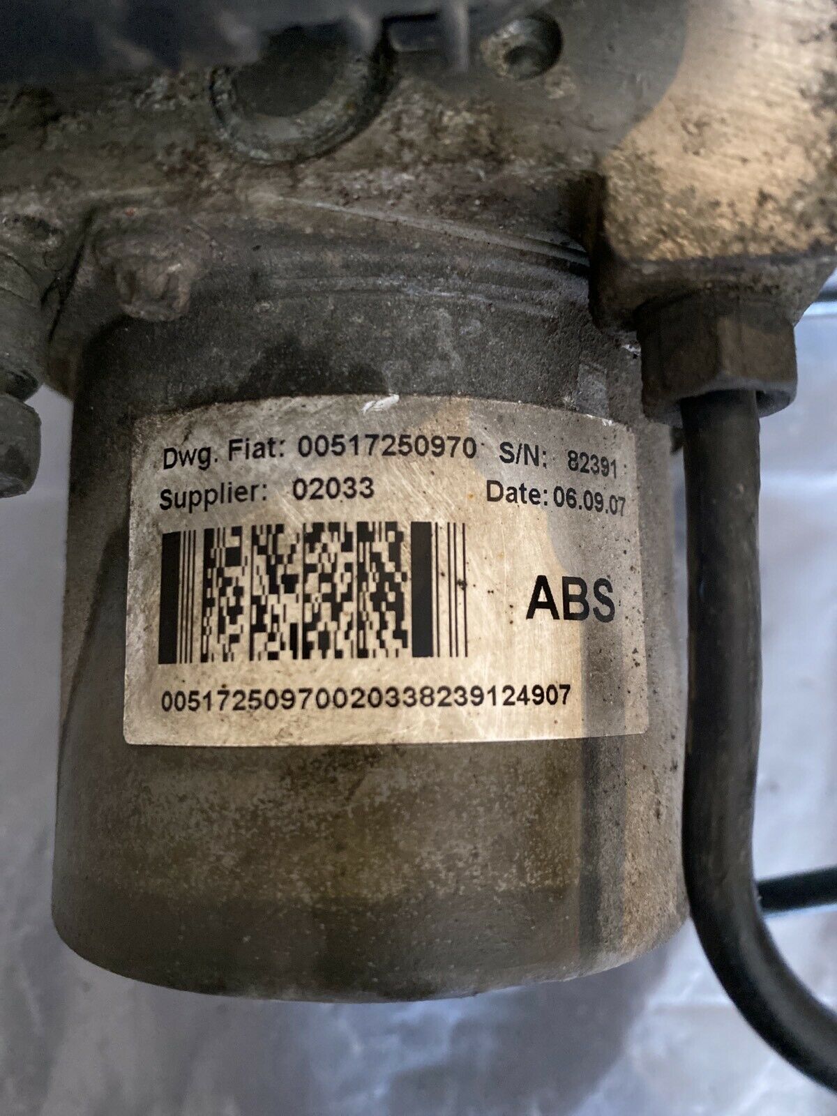 Fiat Ducato 250 ABS Block Hydraulikblock  00517250970-0 265 800 4