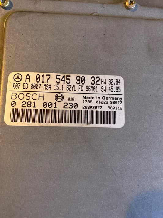 Mercedes W210 Motorsteuergerät A0175459032 & 0155457632