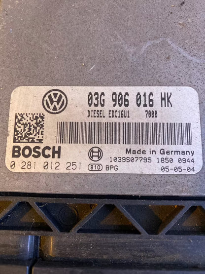 VW Touran 1 Motorsteuergerät 03G906016HK