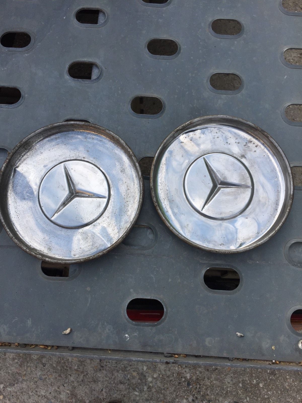 Mercedes Benz Oldtimer Radkappen Crome inkl. Versand