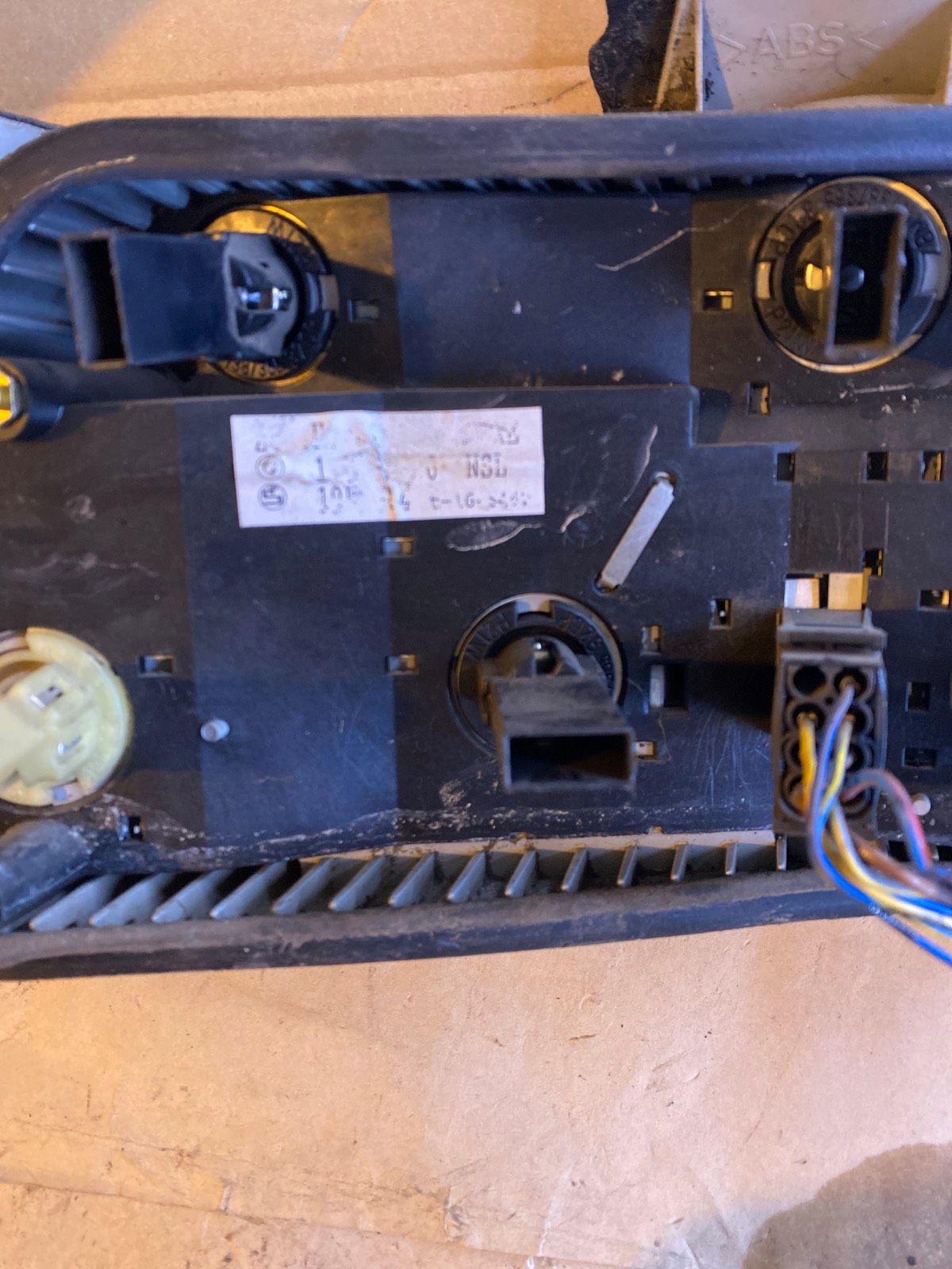 BMW E36 rechte Rückleuchte 1387046NSL