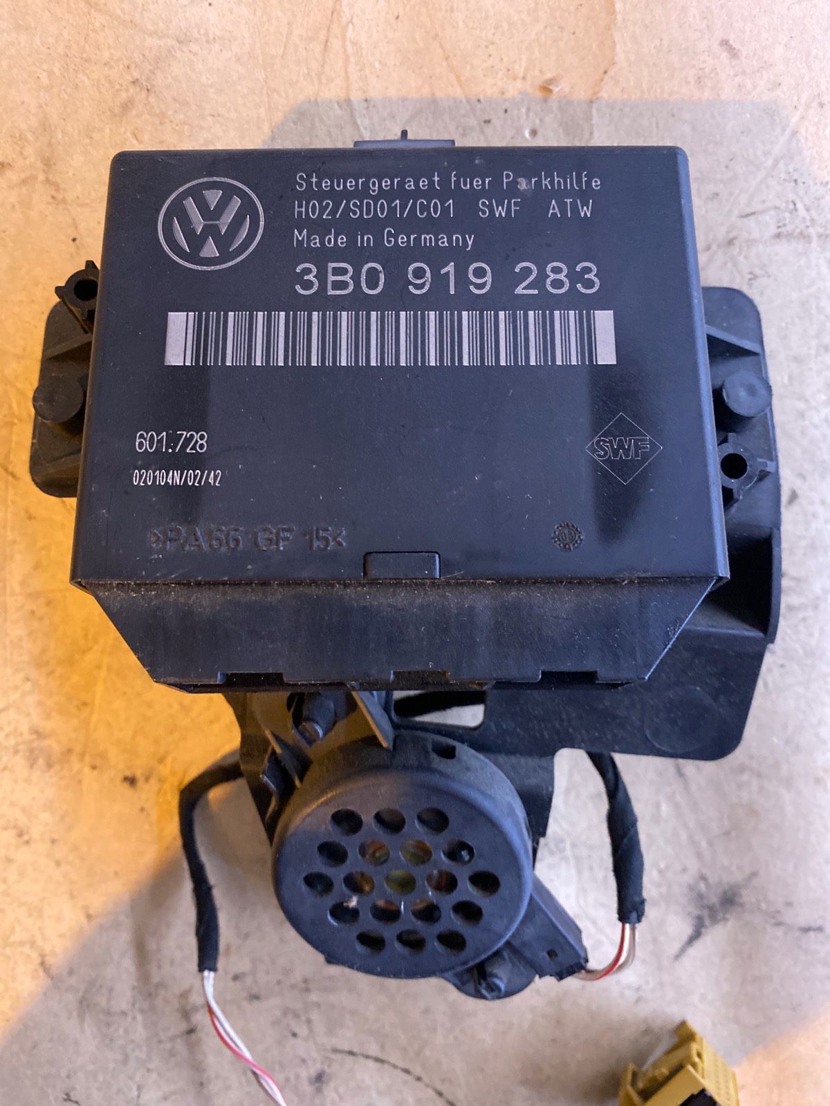 VW Passat 3B Steuergerät Einparkhilfe 3B0919283