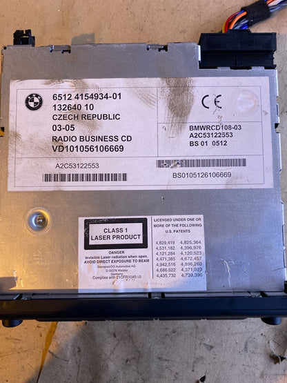 Mini Cooper Radio 6512415493401