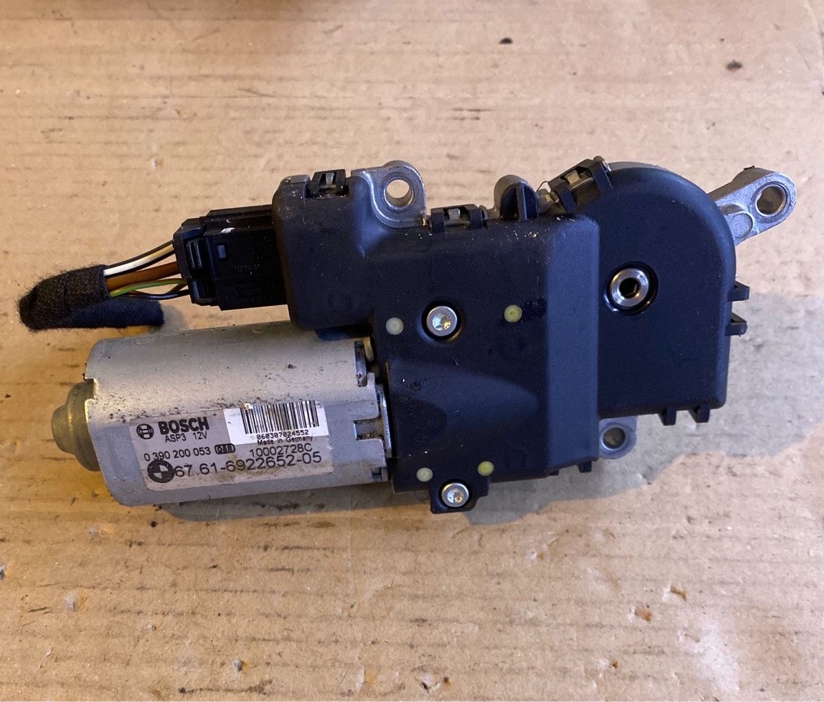 BMW E91 Schiebedachmotor 0390200053   6922652