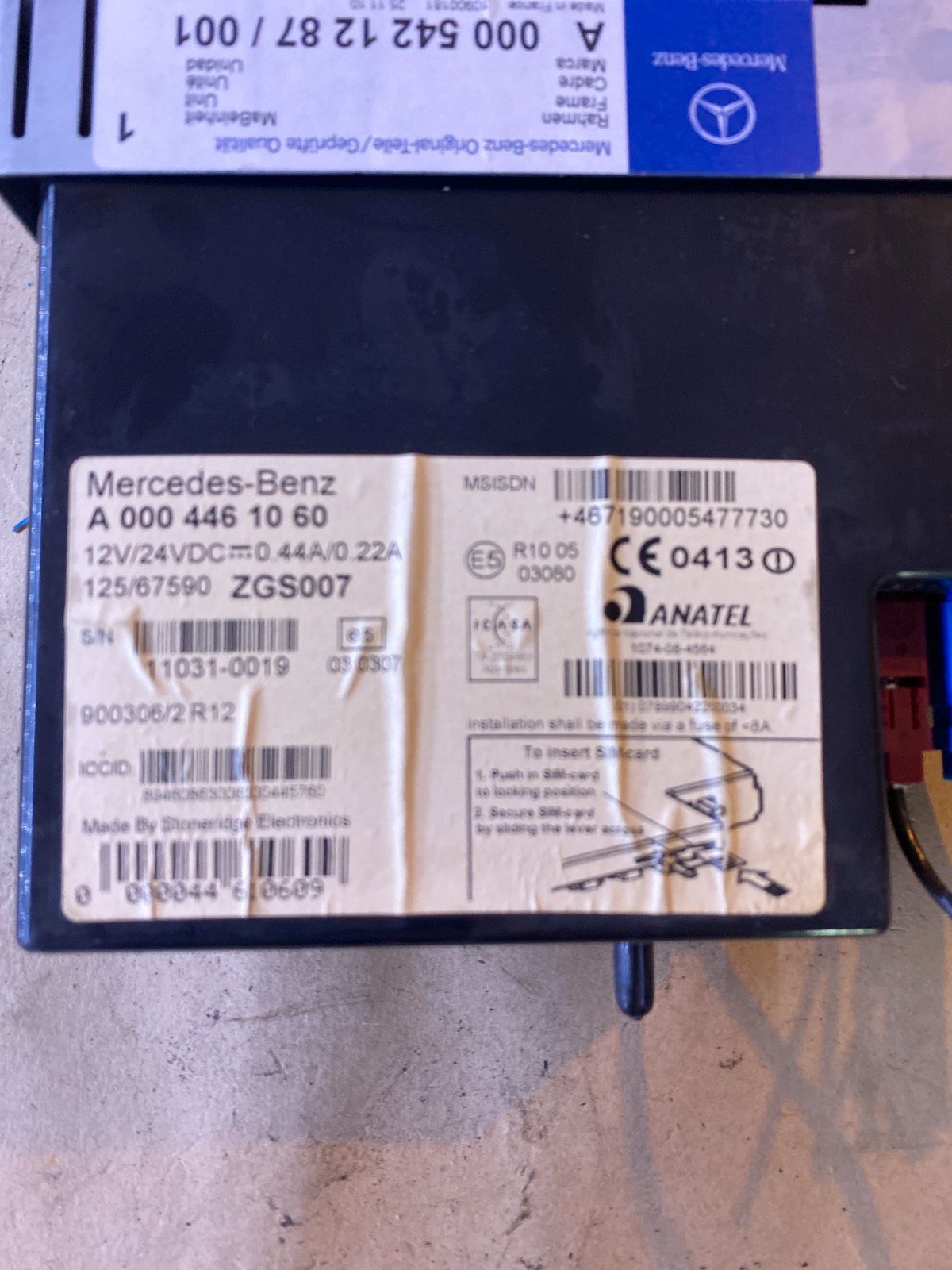 Mercedes FleetBoard A0004461060