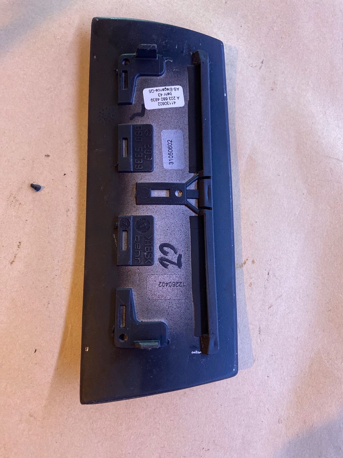 Mercedes W203 Blende Fach Deckel 2036805339