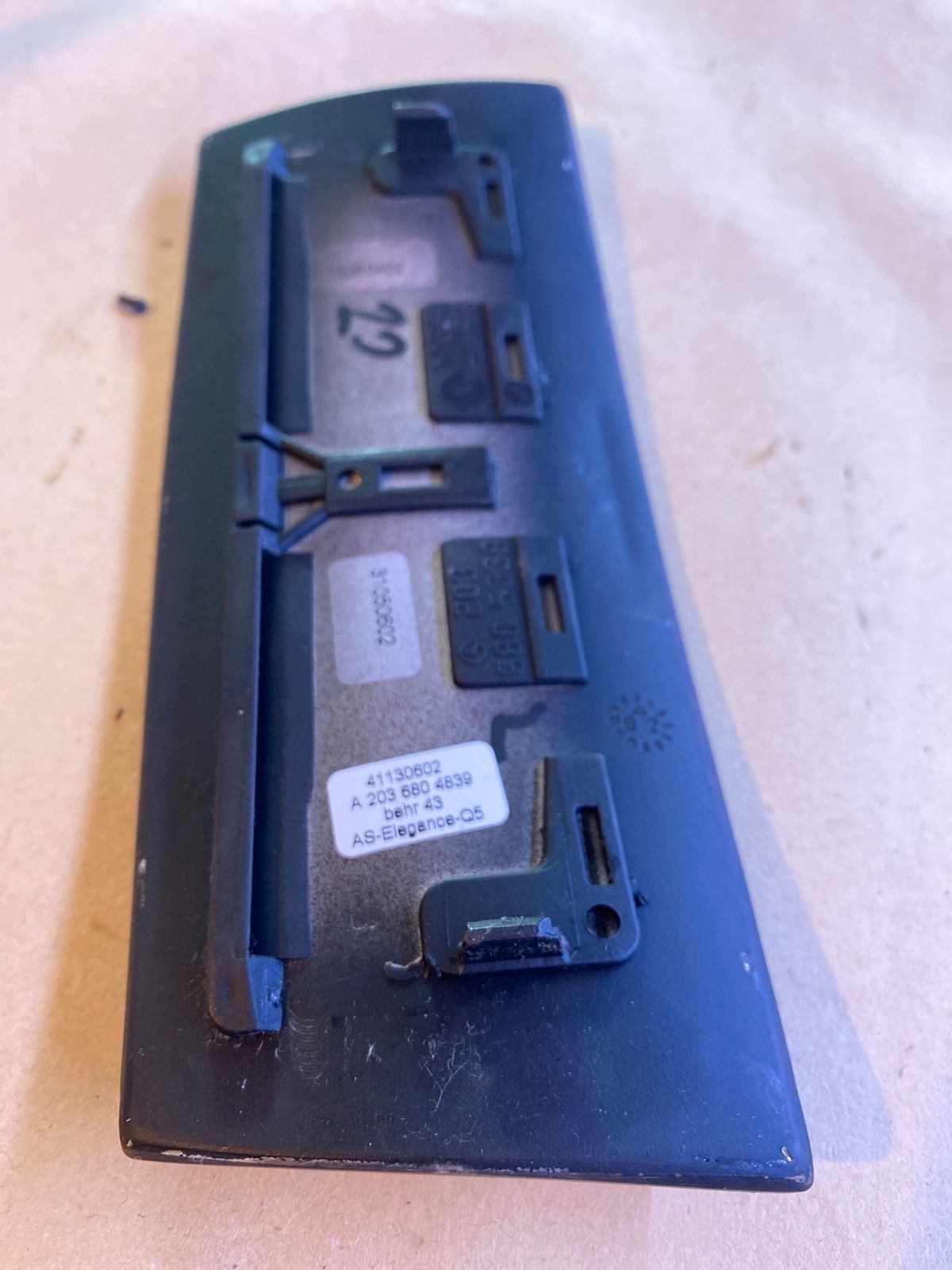 Mercedes W203 Blende Fach Deckel 2036805339