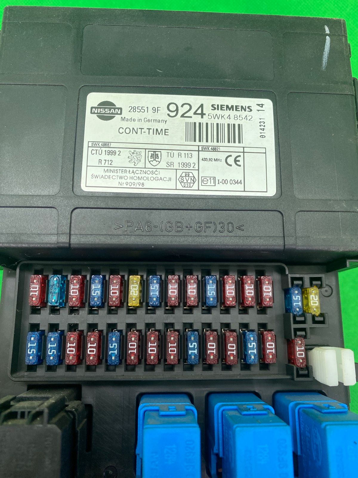 Nissan Primera Komfort Steuereinheit Siemens 285519F9245 WK48542