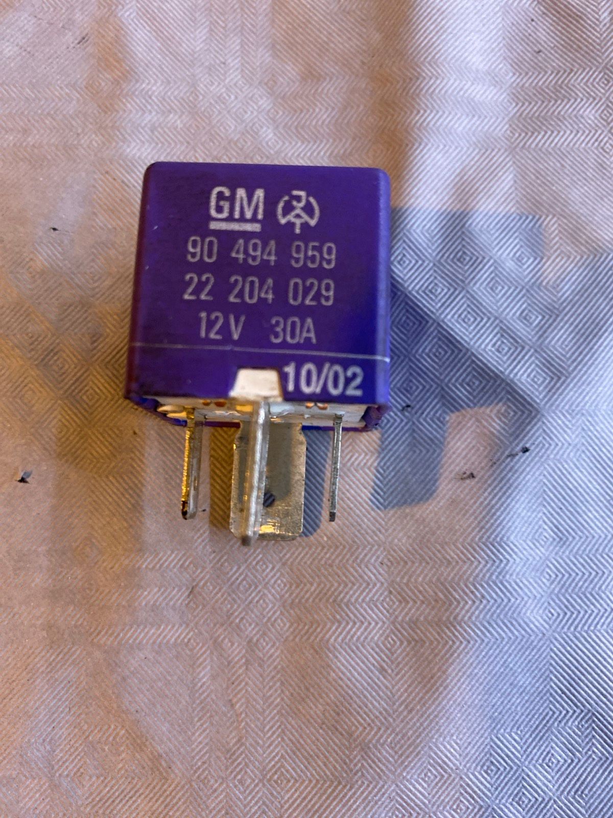 Opel Relai GM 90494959  22204029
