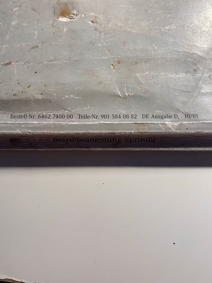 Mercedes Sprinter Betriebsanleitung W901