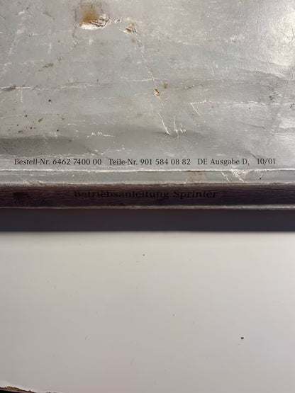 Mercedes Sprinter Betriebsanleitung W901