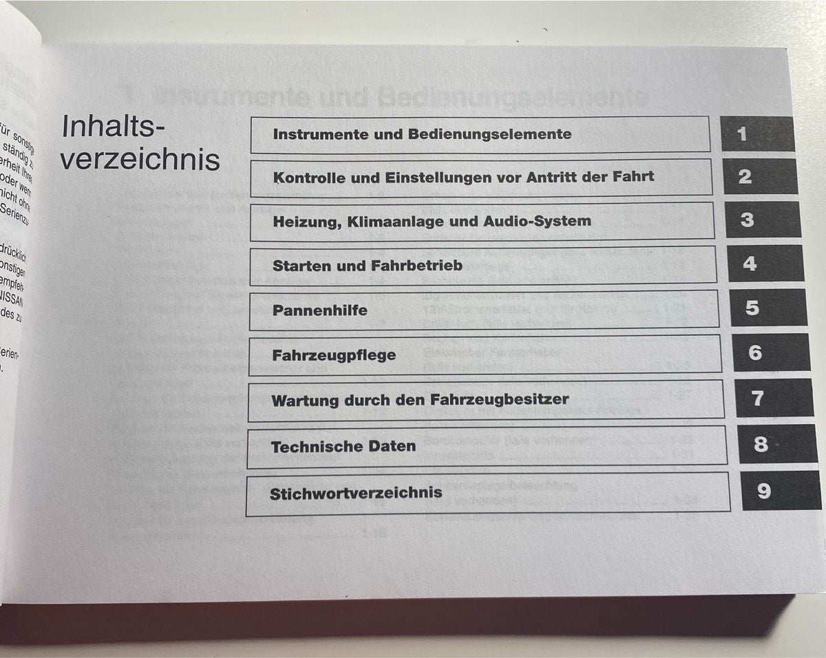 Nissan Primera P11 Betriebsanleitung Handbuch  Anleitung