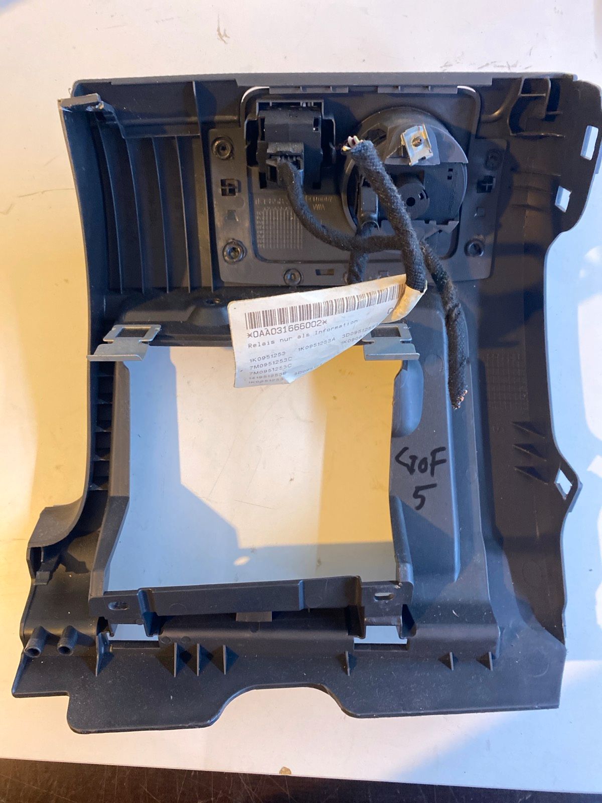 VW Golf 5 1K1858367 Abdeckung Blende Schalttafel