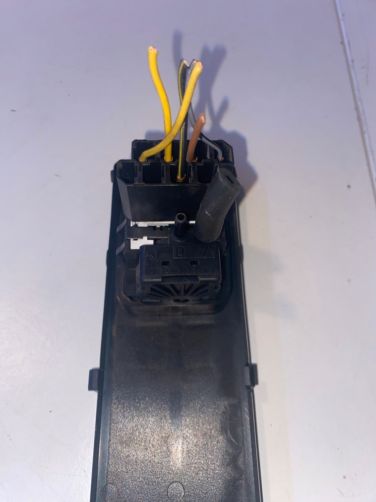 VW LT 35 Lichtschalter mit Blende und Stecker 2D0958561