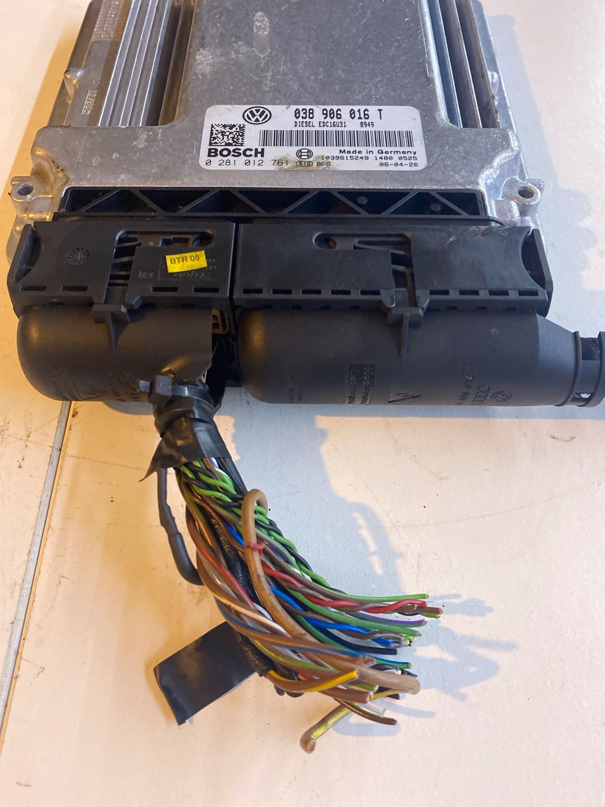VW T5 1,9 TDI Motorsteuergerät 038906016T