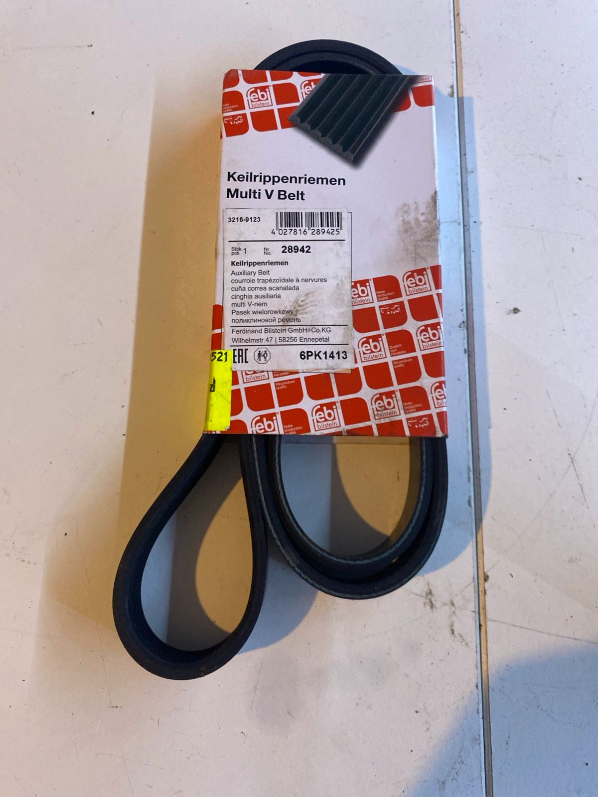 FEBI BILSTEIN 28942 Keilrippenriemen Neu