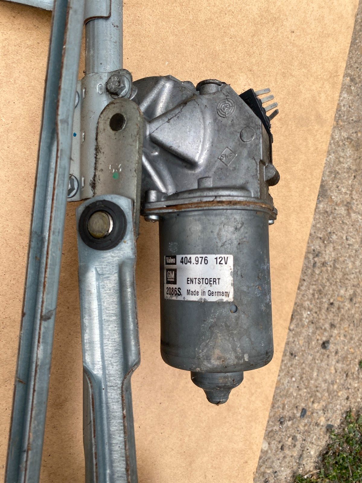 Opel Zafira B Wischergestänge mit Motor13145557