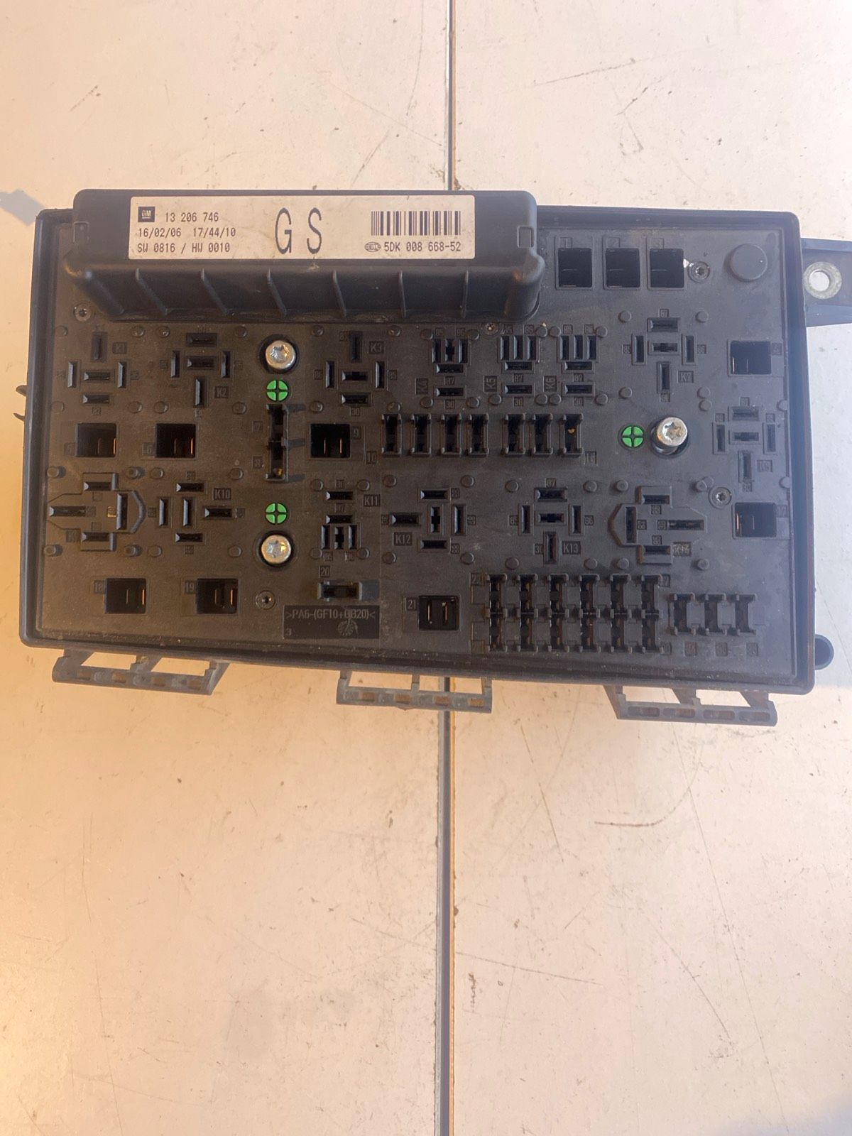 Opel Zafira B Sicherungskasten 5DK00866852  13206746