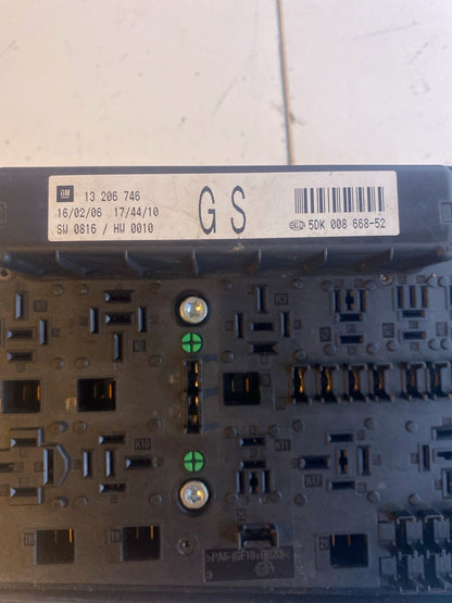 Opel Zafira B Sicherungskasten 5DK00866852  13206746