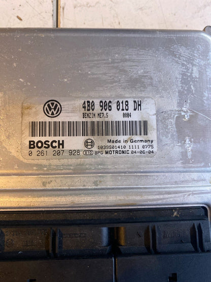 Audi/VAG 1.8 Turbo AWT 4B0906018DH 0261207928 Motorsteuergerät