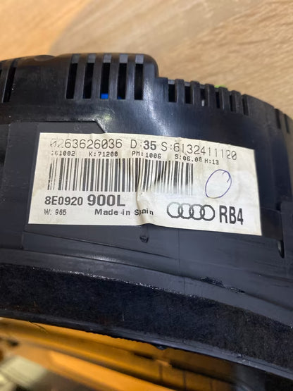 Audi A4 B6 Tachometer 0263626036