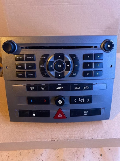 Peugeot 407 Audiosystem Klimabedienung