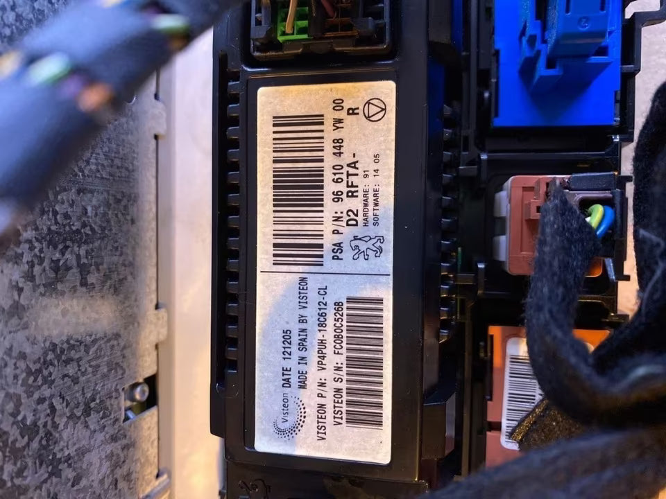 Peugeot 407 Audiosystem Klimabedienung