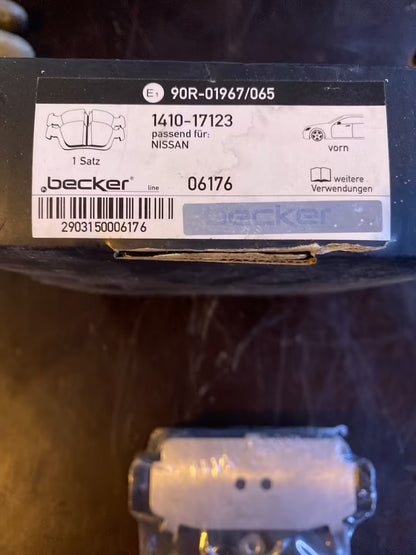 Nissan Bremsbeläge Neu von Becker