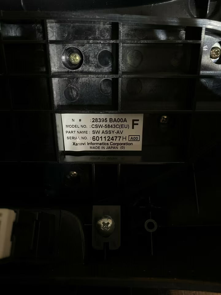 Nissan Primera p12 Traveller Mittelkonsole, Display