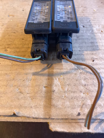 Kennzeichenleuchte 9635678580 Original Hella Set