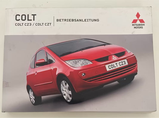 Betriebsanleitung Mitsubishi Colt CZ3/Colt CZT