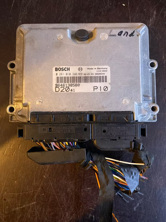 Fiat Peugeot Citroen Motorsteuergerät 9646138580