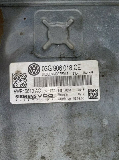 VW Passat 3C B6 2.0TDI Motorsteuergerät 03G906018CE