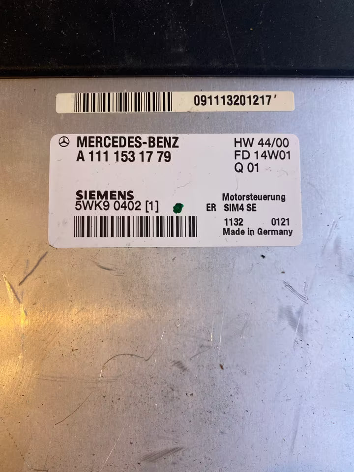 Mercedes W203 Steuergerät A1111531779 5WK90402[1]