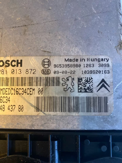 Citroen 308/207/C5 Motorsteuergerät 9664843780