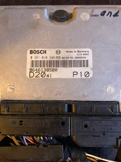 Fiat Peugeot Citroen Motorsteuergerät 9646138580