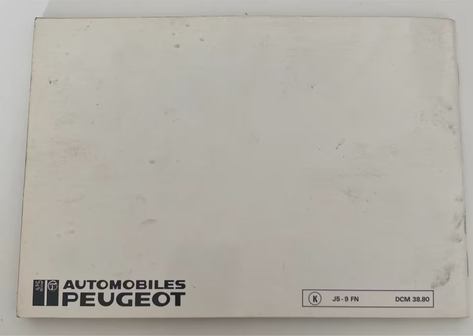 Betriebsanleitung Peugeot J5