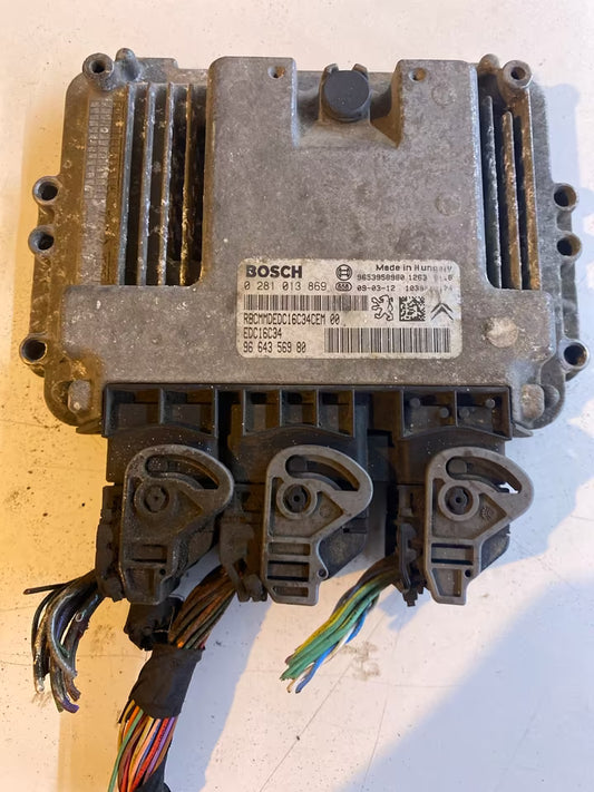 Citroen Jumper Motorsteuergerät 0281013869 9653958980 9664356980