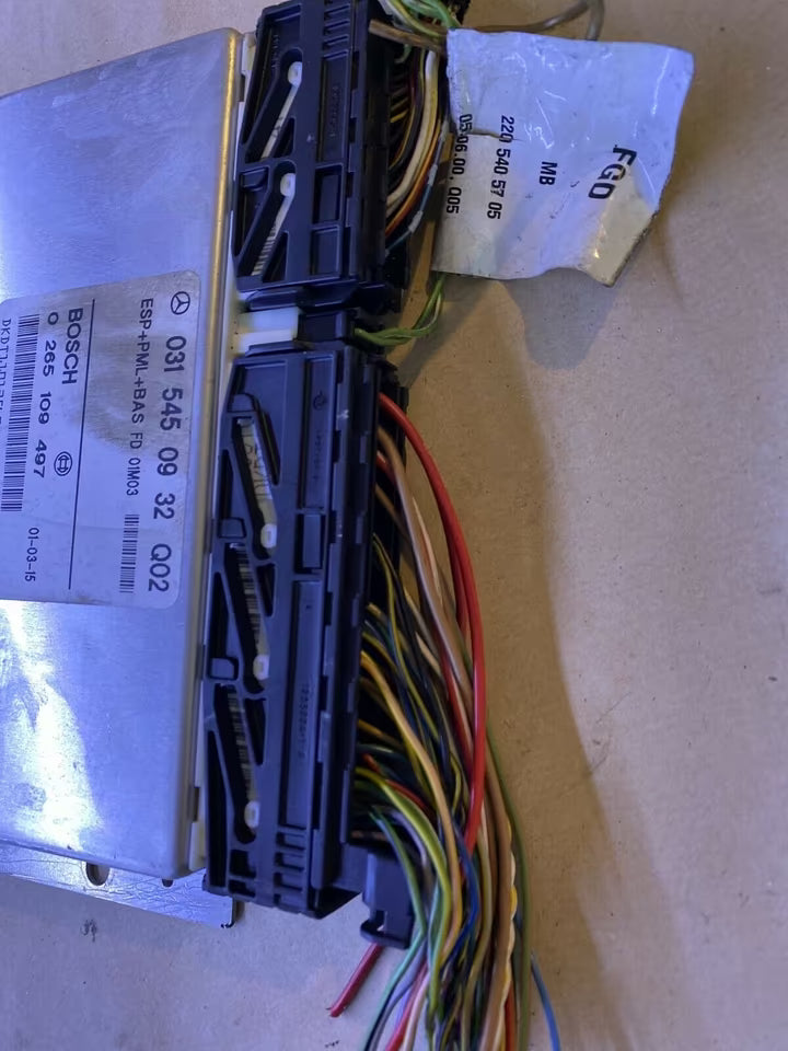 Mercedes-Benz S W220 2002 Benzin ABS-Steuergerät 0315450932