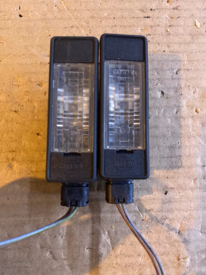 Kennzeichenleuchte 9635678580 Original Hella Set