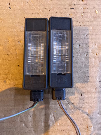 Kennzeichenleuchte 9635678580 Original Hella Set