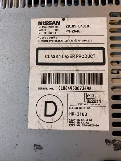 Nissan Primera P12 CDPlayer Konsole